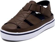 nautica mikkel 2 bark 12 boys' closed toe outdoor sandals - review & best deals! логотип