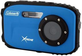 img 2 attached to 📷 Coleman 12.0 MP Waterproof Digital Camera: Stunning Still & Video Capture, CMOS Sensor, 1x Optical Zoom (Blue)