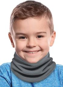 img 4 attached to 🧣 Tough Headwear Kids Neck Warmer: Essential Boys' Cold Weather Accessories