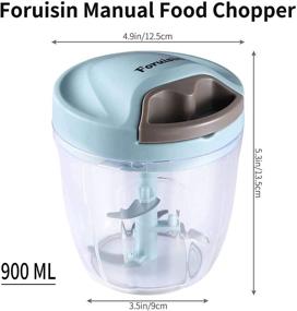 Kitchen Tools Powerful Mini Manual Food Chopper, Large, 900ml