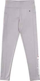 img 3 attached to 👖 Champion Heritage Stretch Leggings Heather: Versatile Girls' Clothing Essential