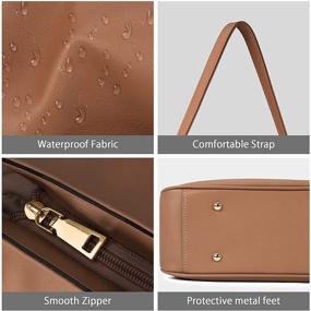 img 2 attached to Handbags Leather Shoulder Crossbody Multi Pockets Women's Handbags & Wallets for Hobo Bags