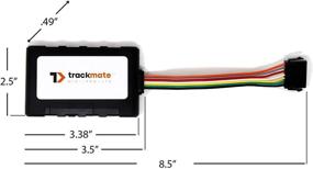 img 2 attached to 📡 TrackmateGPS MINI PRO LTE 4G GPS Tracker, Hardwired for Vehicle/Motorcycles, T-Mobile/AT&amp;T Coverage. Affordable Plans starting at $9.99/Month. No Contract. Optional Ignition Kill Relay. Exceptional US Customer Service.