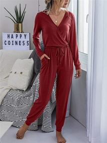 img 3 attached to 👗 Adibosy Women's Clothing: Jumpsuit Rompers with Stylish Pockets Playsuit