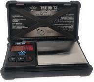 triton t3 660g x 0.1g digital scale with durable rubber case by my weigh logo