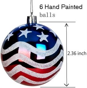 img 3 attached to Christmas Decorative Decorations Independence Shatterproof
