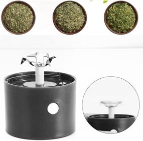 img 1 attached to 💡 USB Charging Electric Spice Grinder with Pollen Catcher, Zinc Alloy Crusher and Grinder for Enhanced Grinding