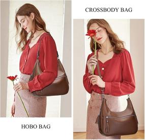 img 3 attached to 👜 Шикарные сумки черного цвета с кроссбоди O157E: Незаменимые сумки и кошельки для женщин