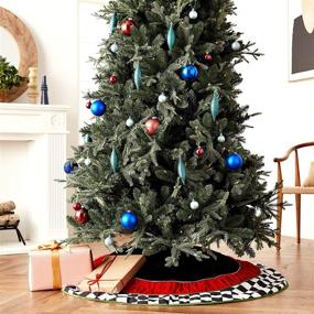 img 1 attached to 🎄 Kurt S. Adler TS0133 Tree Skirt: Vibrant Multi-Color Decoration for Christmas Trees