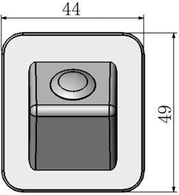 img 1 attached to Waterproof Rear View License Reverse 2012 2016