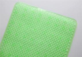 img 2 attached to 🛀 YHLCSQ Soft As Grass Bath Mats: Non-Slip, Machine Washable Foot Scrubber for Shower and Tub - 25x14 inch, Green