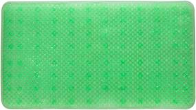 img 4 attached to 🛀 YHLCSQ Soft As Grass Bath Mats: Non-Slip, Machine Washable Foot Scrubber for Shower and Tub - 25x14 inch, Green