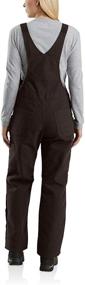 img 3 attached to Carhartt Womens Washed Overall Medium Women's Clothing for Jumpsuits, Rompers & Overalls