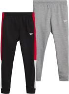 👖 reebok boys active joggers sweatpants: premium boys' clothing for an active lifestyle logo