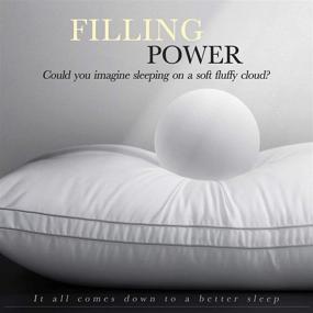 img 2 attached to 🛏️ Premium Viewstar King Pillows for Ultimate Sleeping Comfort - Hotel Quality Down Alternative Pillow for Side and Back Sleepers (20x34)