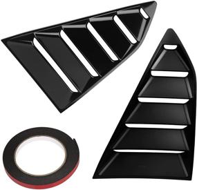 img 3 attached to Carridar Glossy Louvers Compatible 2016 2021