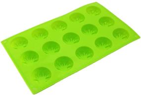 img 2 attached to 🌻 X-Haibei Sunflower Guest Soap Lotion Bar Chocolate Jello Baking Silicone Mold - 1oz per Cell, Diameter 1.7inch: The Perfect Mold for Your DIY Creations!