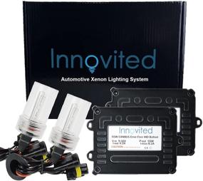 img 3 attached to Innovited H1 10000K HID Xenon Bulb + 55W Canbus Error Free Digital Ballast Bundle - Ocean Blue Upgrade
