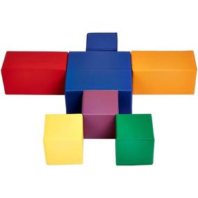 img 1 attached to 🧱 Large 7 Piece AmazonBasics Soft Building Blocks