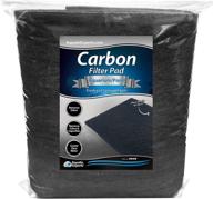 🐠 crystal clear aquarium and pond solution: aquarium carbon pad - the perfect fit carbon infused filter pad media for optimal water clarity logo