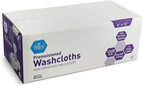 img 1 attached to 🧼 600-count Medpride Disposable Premoistened Washcloths for Adults, 8” x 12”, Silky Soft Wet Wipes Enhanced with Aloe & Lanolin Mild Scent - Ideal for Skincare, Personal Cleansing, Makeup Removal, Travel & More