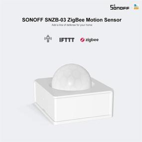 img 3 attached to 🔍 2-Pack SONOFF SNZB-03 ZigBee Motion Sensor, Wireless Motion Detector with Alert Notifications and Light Activation, Requires SONOFF Zigbee Bridge