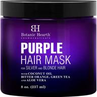 💜 revive and nourish blonde, silver, and gray hair with botanic hearth purple hair mask - sulfate & paraben free - 8 fl oz logo