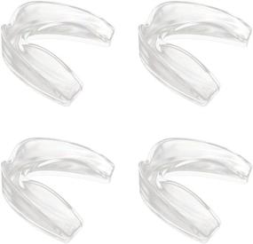 img 4 attached to 🏋️ AIWAYING Sport Mouth Guards Teeth Armor Professional - Clear Color - No Color Additive - Athletic Teeth Mouth Guards - Universal Fit (12+ Years) - Customizable Fit