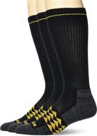 caterpillar 3 pack cushioned socks black logo