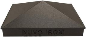 img 2 attached to Nuvo Iron Decorative Pyramid Aluminium