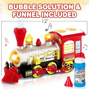 img 2 attached to 🚂 ArtCreativity Solution Plastic Locomotive: Sparking Creativity with Blowing Design