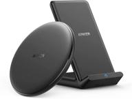 anker wireless chargers bundle, upgraded powerwave pad & stand - qi-certified, fast charging for iphone 12, 12 mini, 12 ⚡️ pro, 12 pro max, se, 11, 11 pro, 11 pro max, xs max, samsung galaxy s20, note 10 (no ac adapter) logo