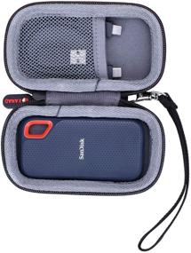 img 3 attached to XANAD Hard Travel Case: Protective 🧳 Bag for SanDisk 250GB-2TB Extreme Portable External SSDs