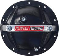 enhance performance with proform 66668 black aluminum differential cover: perfect launch logo & bearing cap stabilizer bolts for gm logo