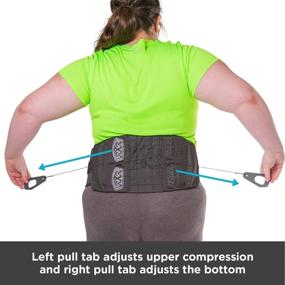 img 1 attached to 💪 Adjustable Corset Support for Lower Back & Spine Pain - BraceAbility: Ideal for Lumbar Strain, Arthritis, Spinal Stenosis, and Herniated Discs. Suitable for Men & Women - One Size (28"-60" Waist)