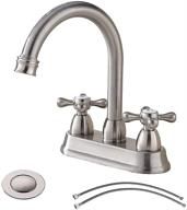 🚽 shaco stainless steel centerset commercial bathroom faucet logo