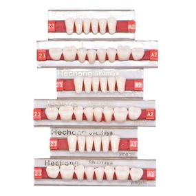 img 1 attached to 🦷 84 Pieces of A2 Halloween Horror False Teeth Denture Sets – Dental Synthetic Resin Tooth