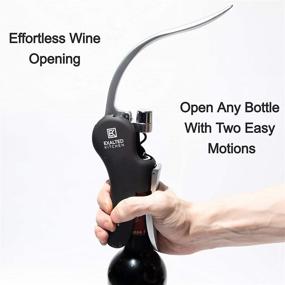 img 2 attached to 🍷 Screwpull Wine Opener Set - Effortlessly Remove Corks with Our Premium Quality Wine Openers - Easy To Use Corkscrew Opener - Includes Foil Cutter and Magnetic Gift Box - Perfect for Wine Bottles