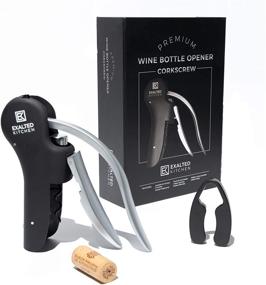 img 4 attached to 🍷 Screwpull Wine Opener Set - Effortlessly Remove Corks with Our Premium Quality Wine Openers - Easy To Use Corkscrew Opener - Includes Foil Cutter and Magnetic Gift Box - Perfect for Wine Bottles