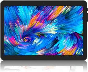 img 4 attached to 📱 10 inch Android Tablet, Quad Core, 5G+2.4G WiFi, Google Tablet with SD Card Slot, Dual Cameras & Speakers, 16GB Storage, 1280×800 HD Touchscreen, Bluetooth, GPS, 6000mAh – Black