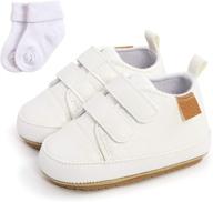 👟 enercake baby high-top canvas sneakers: soft sole toddler shoes for first steps logo