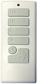 img 4 attached to 🔘 Universal Ceiling Fan Remote Control in Off-White - Harbor Breeze 40837