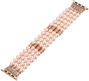 img 2 attached to Fastgo Bracelet Compatible With Pearl Apple Watch Bands 38Mm 40Mm Women