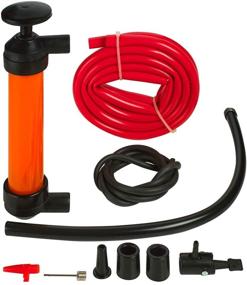 img 4 attached to 🔧 Katzco Liquid Transfer Hand Pump - 2 Hoses, 50 x .5 Inches - for Gas, Oil, Air, Chemical Insecticides, and Various Fluids