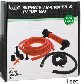 img 3 attached to 🔧 Katzco Liquid Transfer Hand Pump - 2 Hoses, 50 x .5 Inches - for Gas, Oil, Air, Chemical Insecticides, and Various Fluids