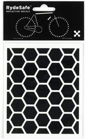 img 4 attached to 🔶 Small Hexagon Kit Reflective Decals - RydeSafe - Enhance Visibility