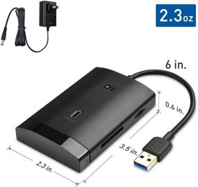 img 3 attached to 🔌 Cable Matters 10Gbps USB 3.1 Gen 2 Multiport Hub: USB-SATA, USB C, UHS-II Card Reader