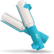 🧹 flint, light blue plus lint roller: refillable, 70 sheets, count logo