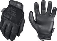 🧤 tactical recon covert work gloves by mechanix wear (medium, all black) логотип