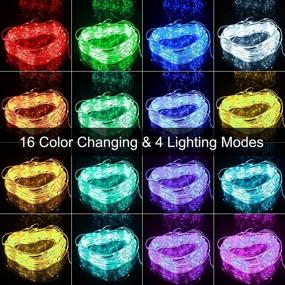 img 3 attached to 🌈 Outdoor Rope Lights - 72Ft 220 LEDs String Lights with Plug and Remote, Waterproof Color Changing Twinkle Lights for Bedroom, Patio, Garden, Christmas, Halloween, Holiday Decorations, 16 Colors